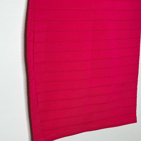 NICKI MINAJ Fitted Barbiecore Bodycon Club Party Cocktail Sexy Mini Dress Small - Picture 3 of 7